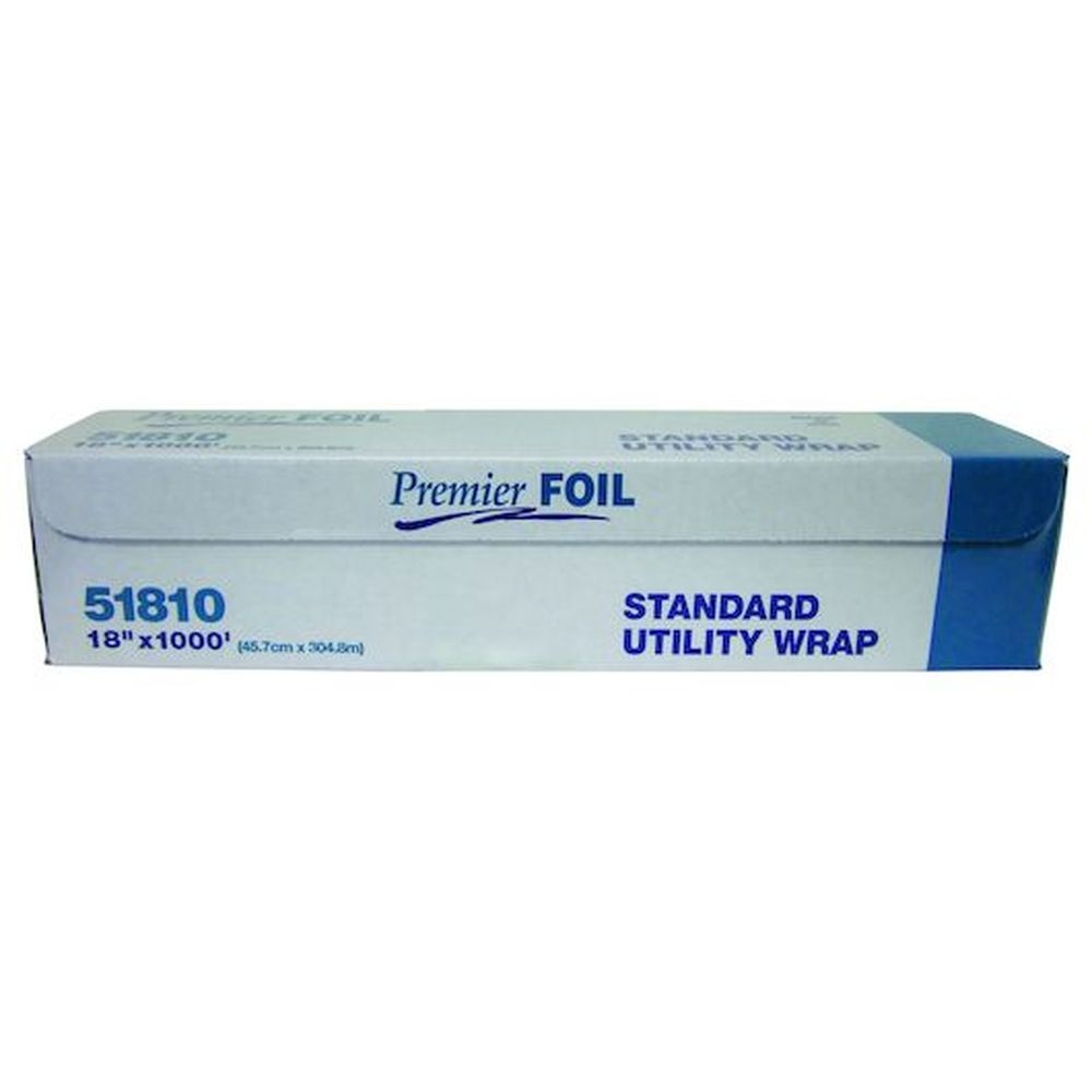 Durable Packaging Aluminum Premier Foil Roll, 18 inch x 1000 feet