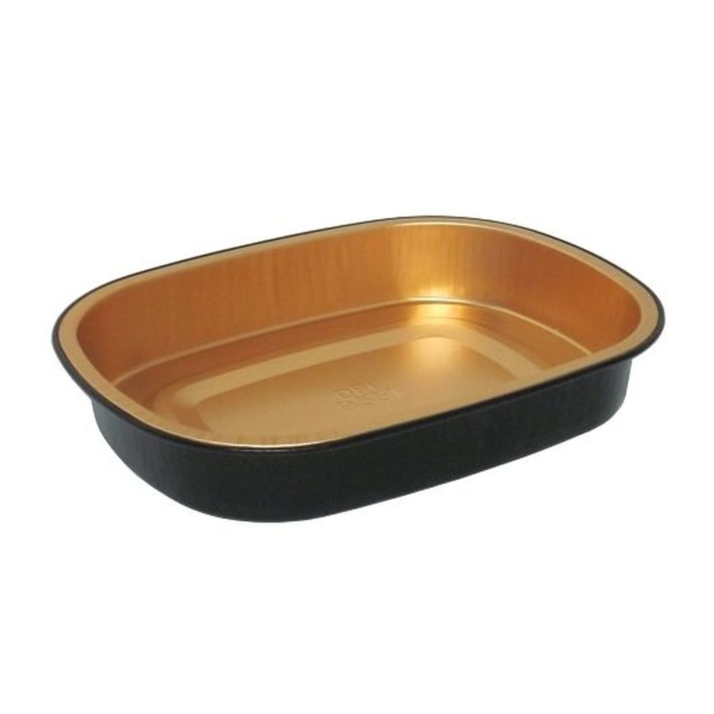 Durable Small Black and Gold Pan, 300 count