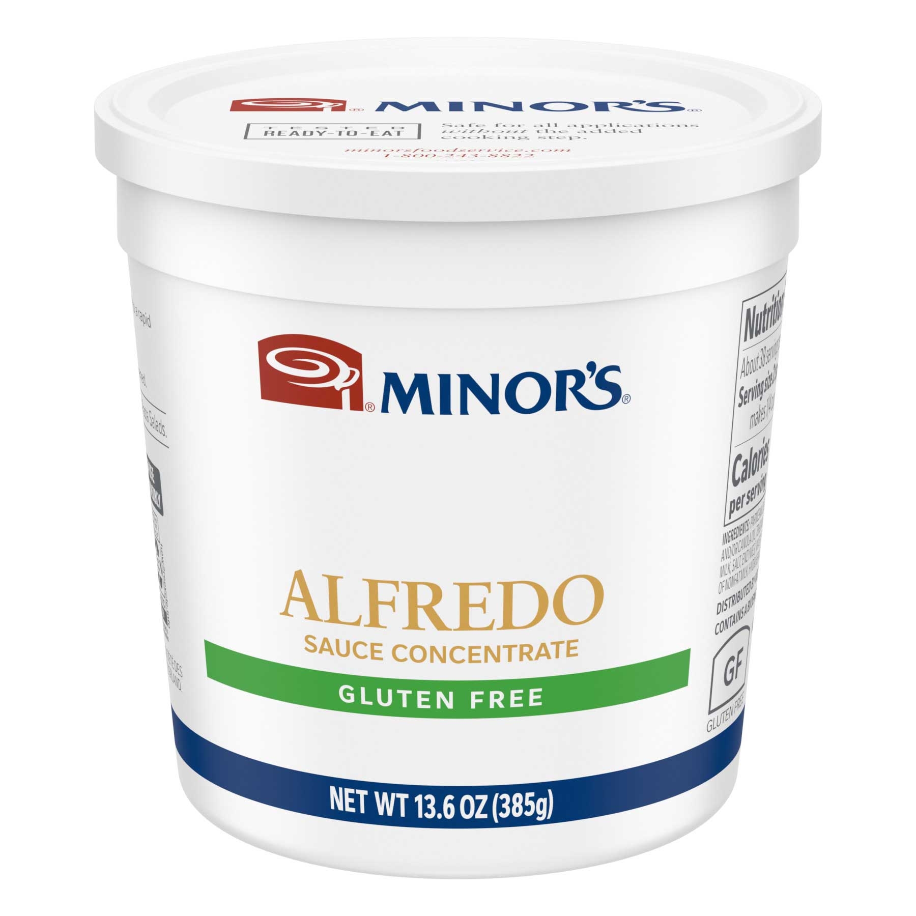 Nestle Minors Alfredo Sauce Concentrate, 13.6 Ounce -- 6 per case.