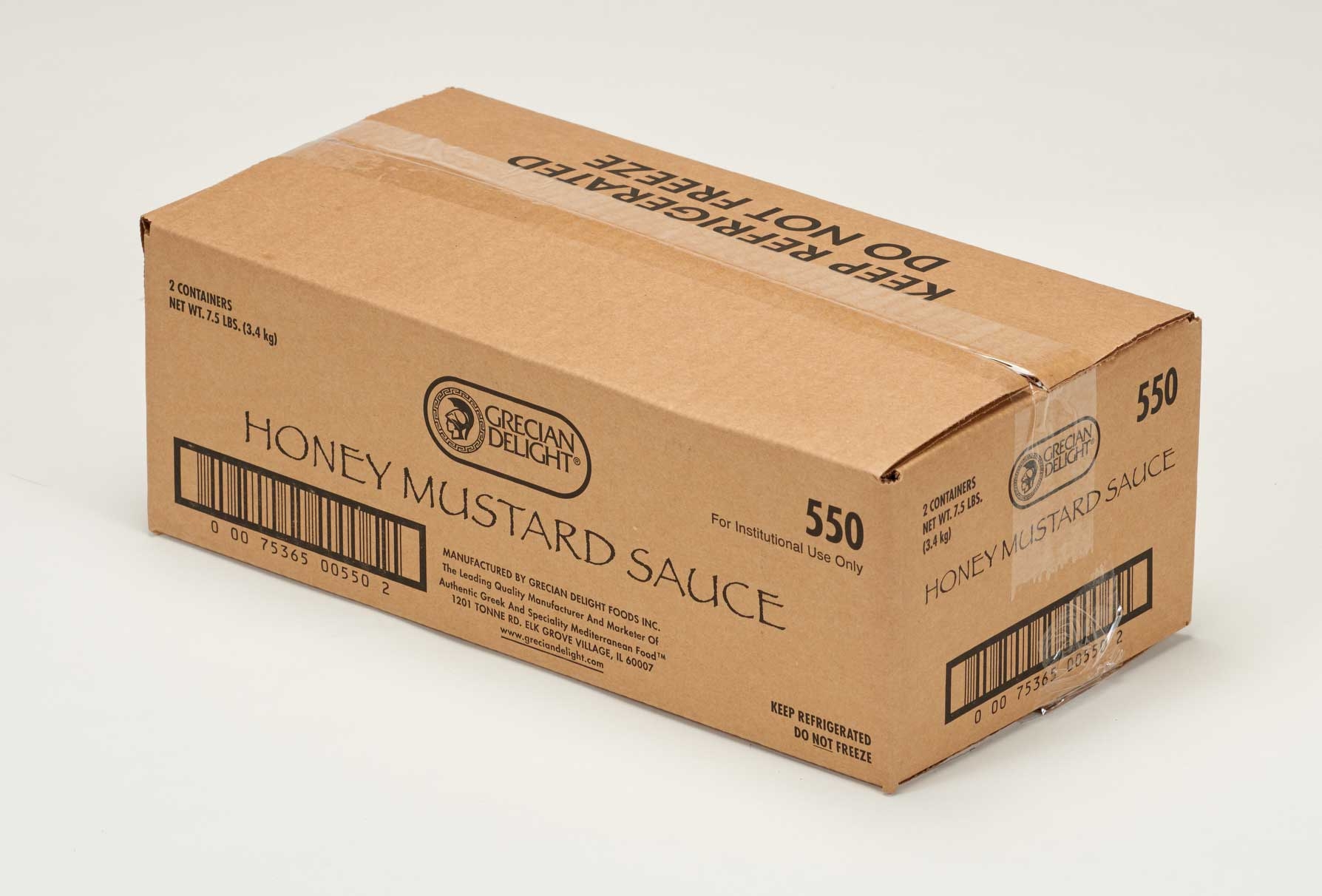 Grecian Delight Honey Mustard Sauce, 0.5 Gallon -- 2 per case.