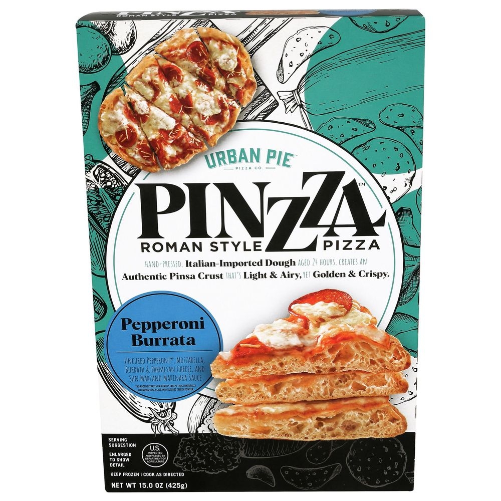 Urban Pie Pepperoni Burrata Pinzza, 15 Ounce -- 12 per case
