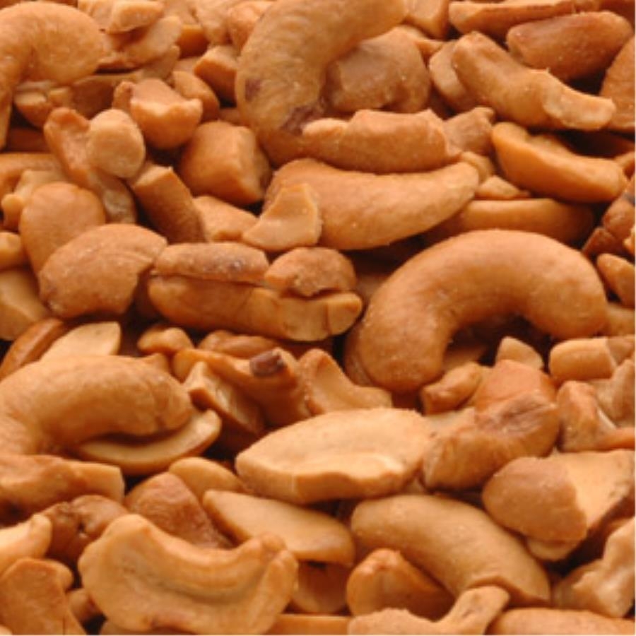 Bakers Select Oil Roasted Unsalted  Cashew  Pieces , 5 Pound -- 1 Case