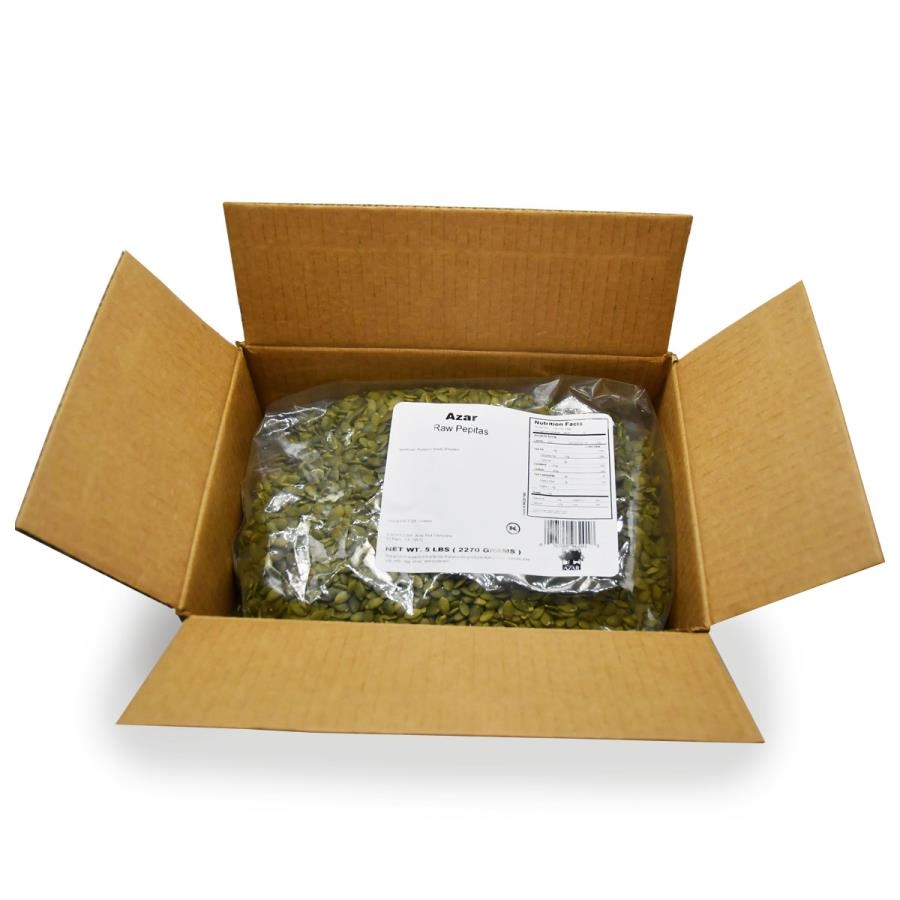 Azar Nut Raw Pumpkin Seeds Pepitas 5 Pound, 9.5 X 8 X 8 Inch -- 1 Bag
