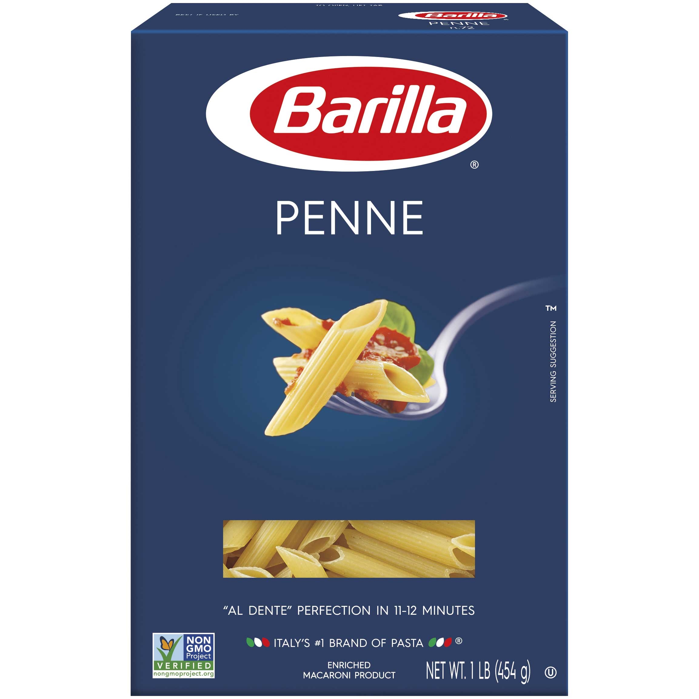 Barilla Penne Rigati Pasta, 16 Ounce -- 12 per case.