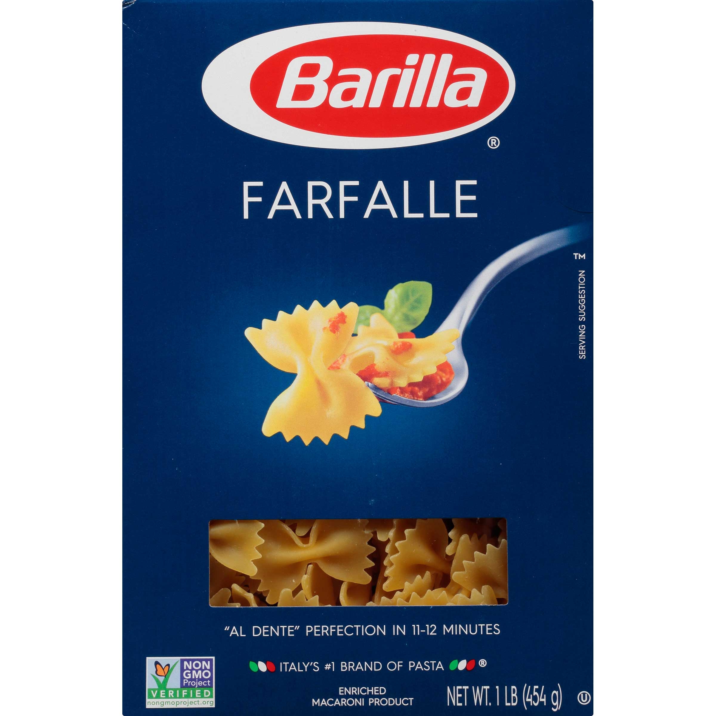 Barilla Farfalle Pasta, 16 Ounce -- 12 per case.