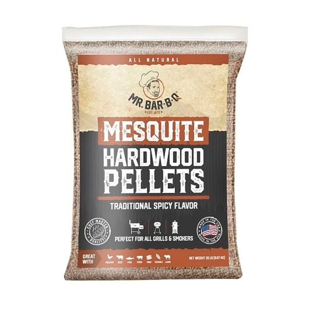 Mr. Bar-B-Q Mesquite Hardwood Pellets, 20 Pound