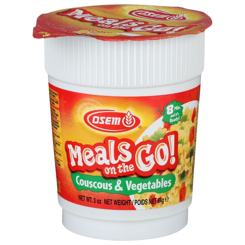 Osem Meals On The Go Couscous and Vegetables, 3 Ounce -- 12 per case