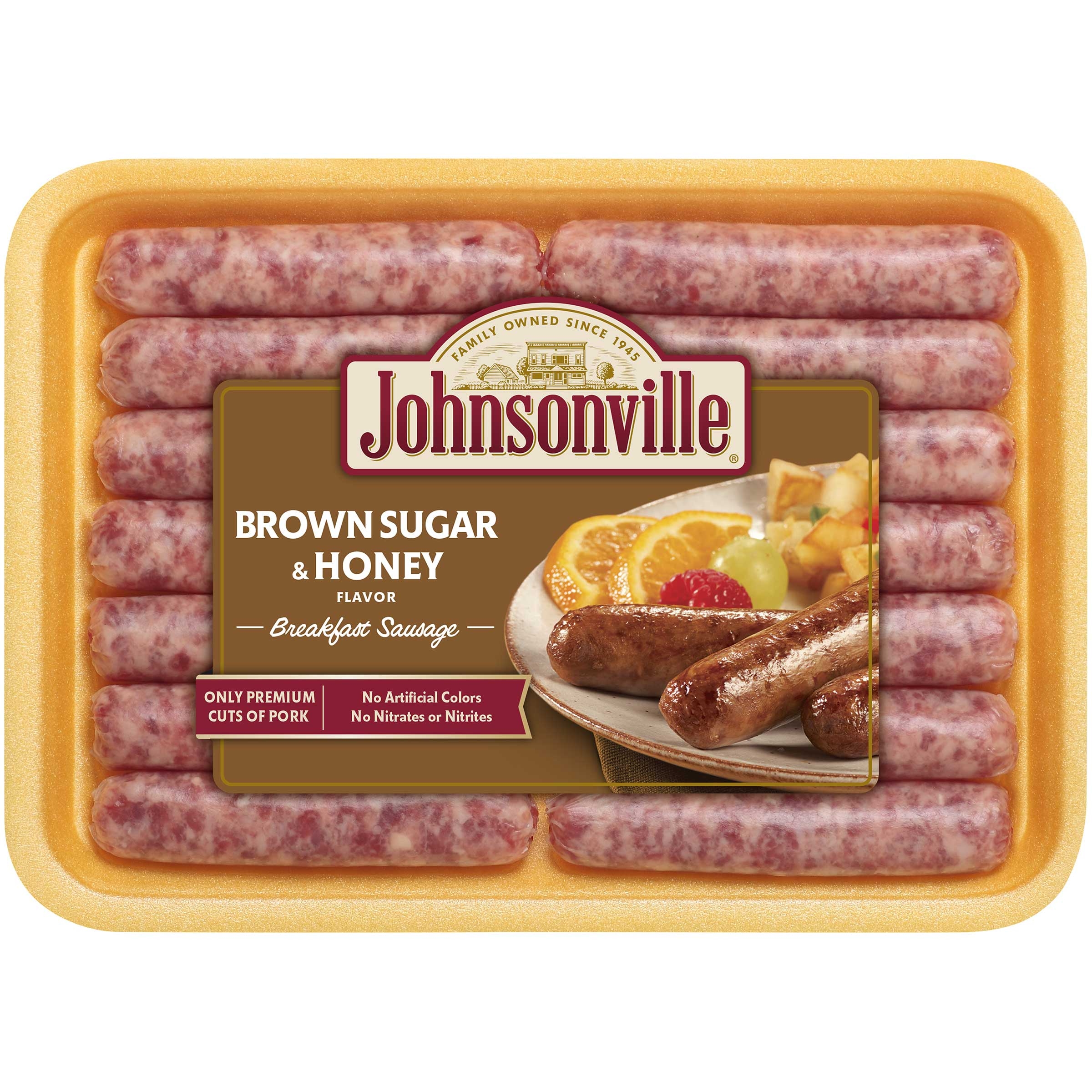 Johnsonville Brown Sugar and Honey Breakfast Sausage Links, 12 Ounce -- 12 per case.