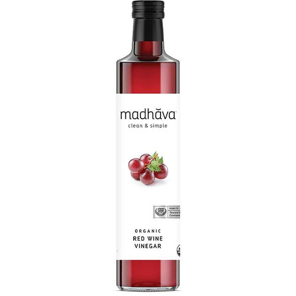 Madhava Organic Red Wine Vinegar, 16.9 Ounce -- 6 per case