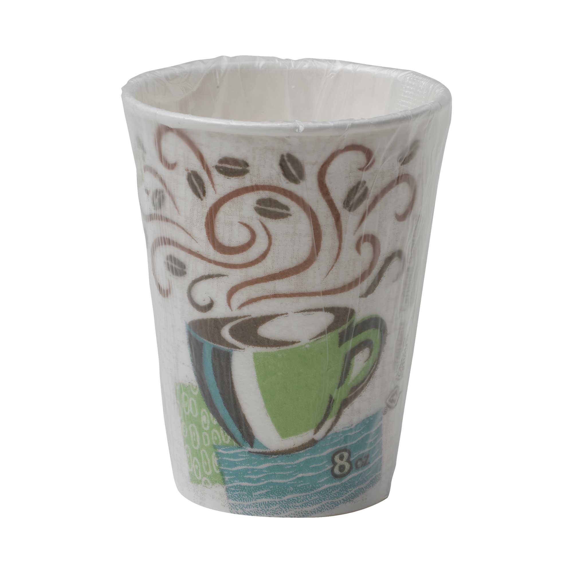 PerfecTouch Coffee Haze Insulated Paper Hot Cup, 8 Ounce -- 1000 per case.