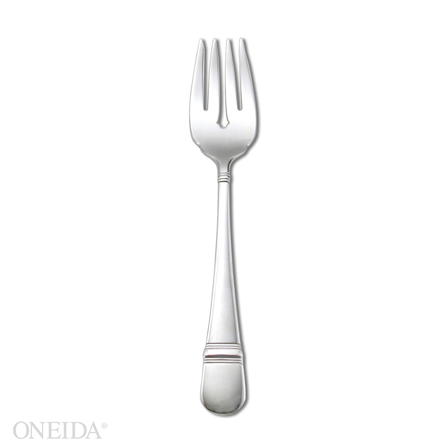Oneida Astragal 18/10 Stainless Steel Salad Pastry Fork, 7 inch -- 12 per case.