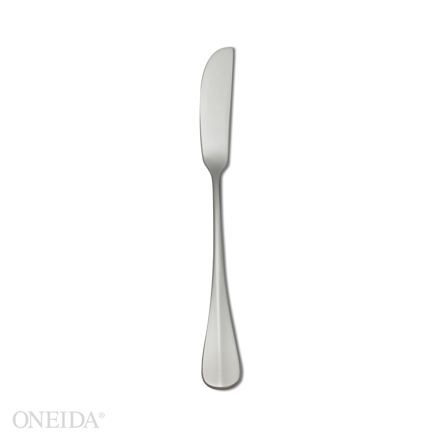 Oneida Baguette 18/10 Stainless Steel Butter Spreader -- 12 per case.