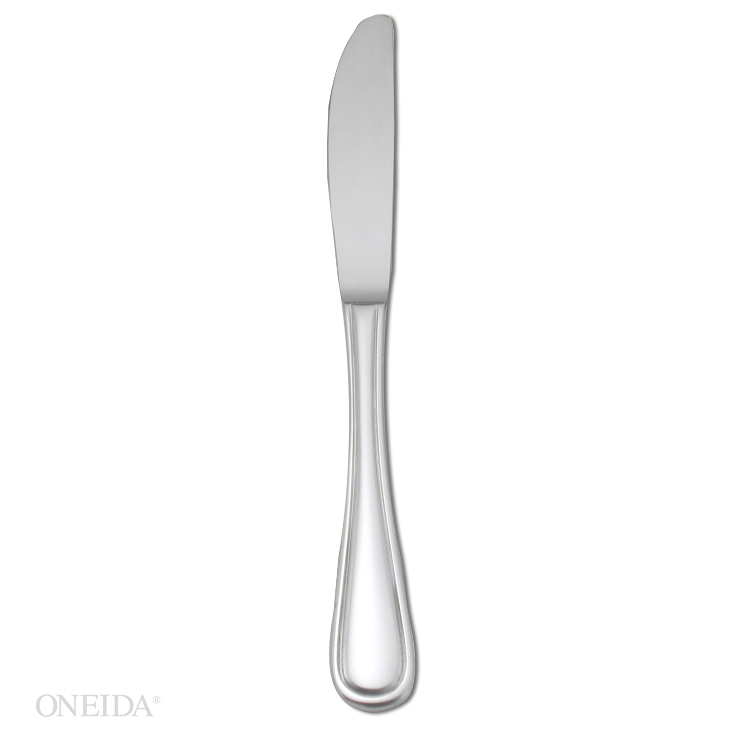 Oneida New Rim 18/10 Stainless Steel One Piece Dessert Knife -- 12 per case.
