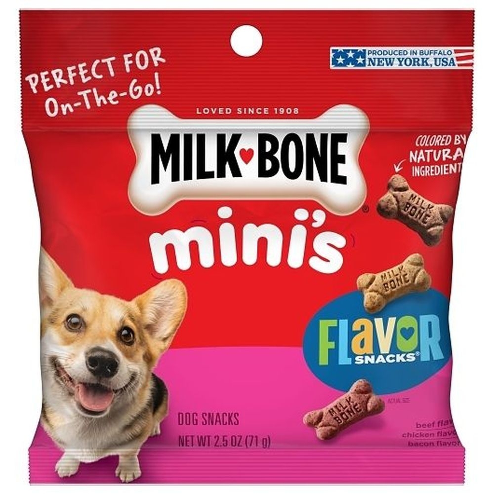 Milk Bone Flavor Snacks Mini Biscuit, 2.5 Ounce -- 20 per case