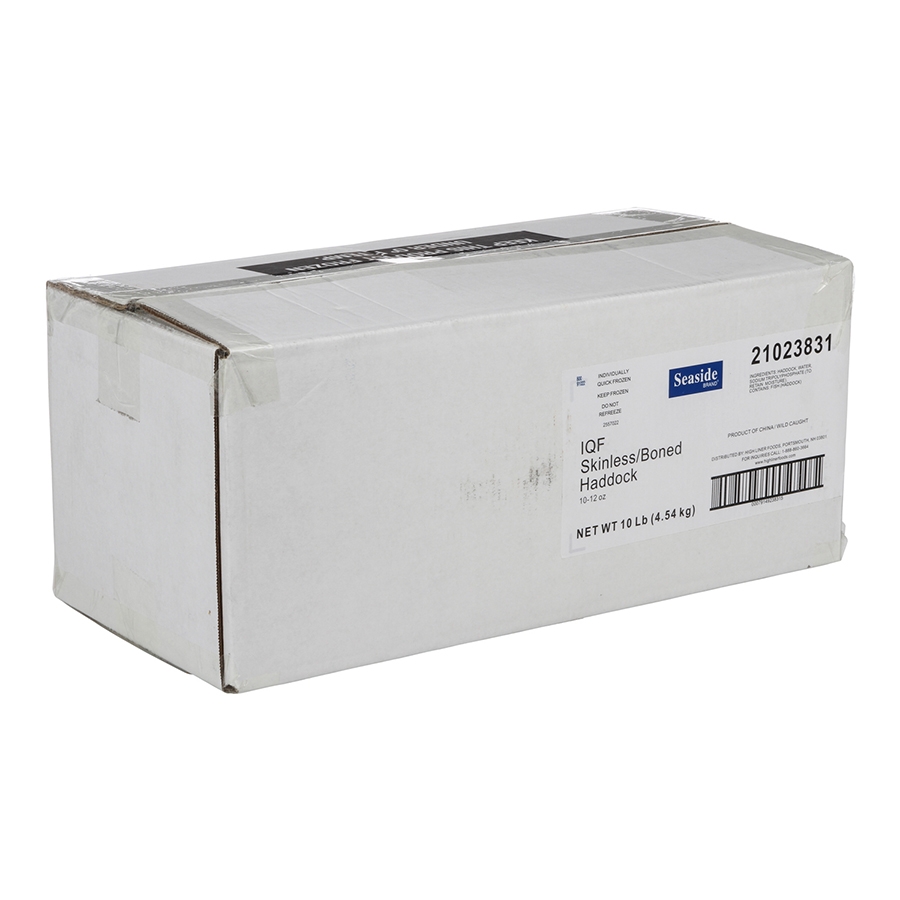 High Liner Foods Individually Quick Frozen Boneless Skinless Haddock Fillet, 10 to 12 ounce -- 10 per case