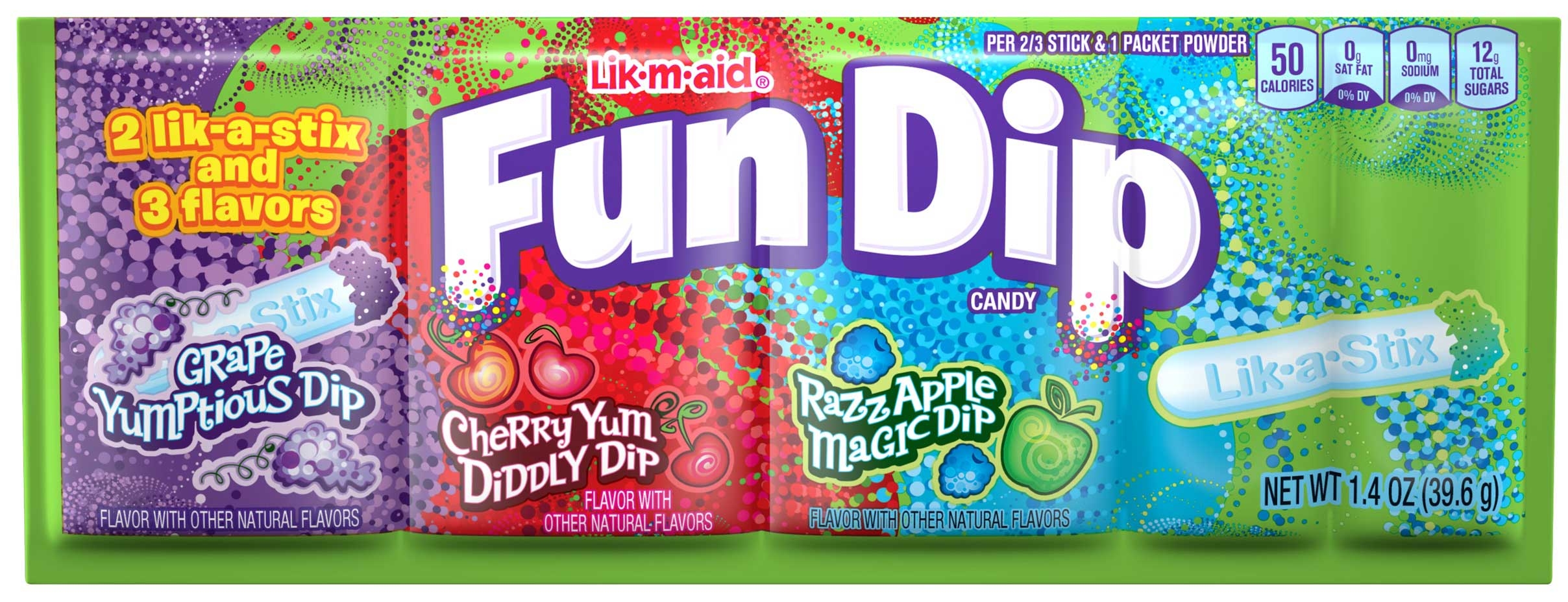 Nestle Lik M Aid Fun Dip Candy, 1.4 Ounce -- 288 per case