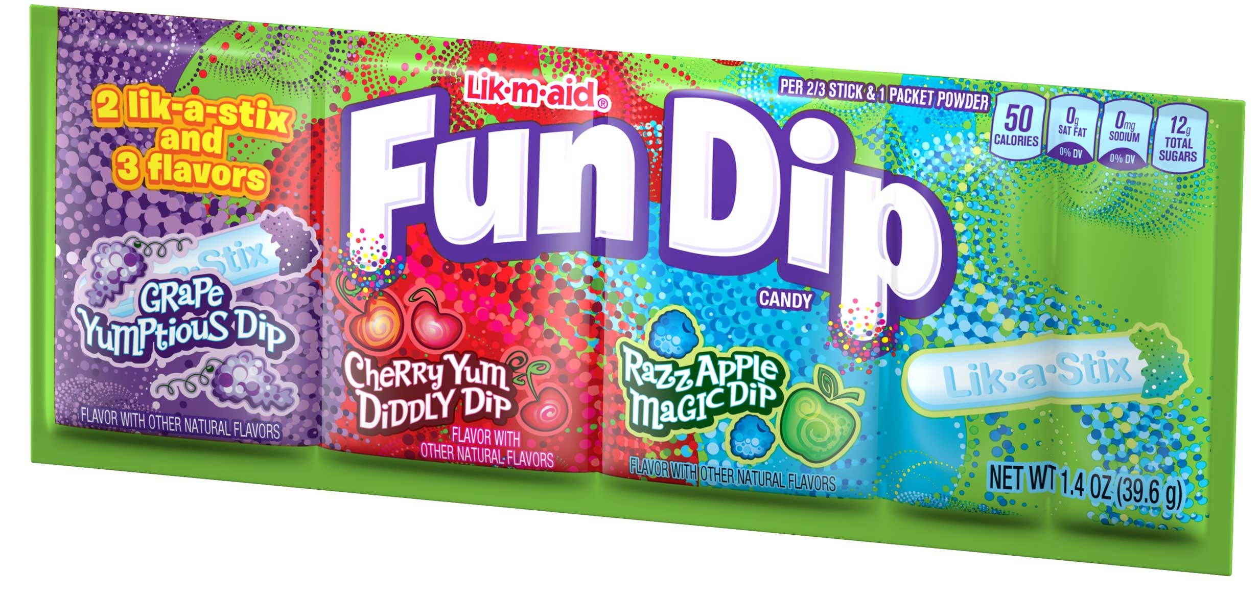 Nestle Lik M Aid Fun Dip Candy, 1.4 Ounce -- 288 per case