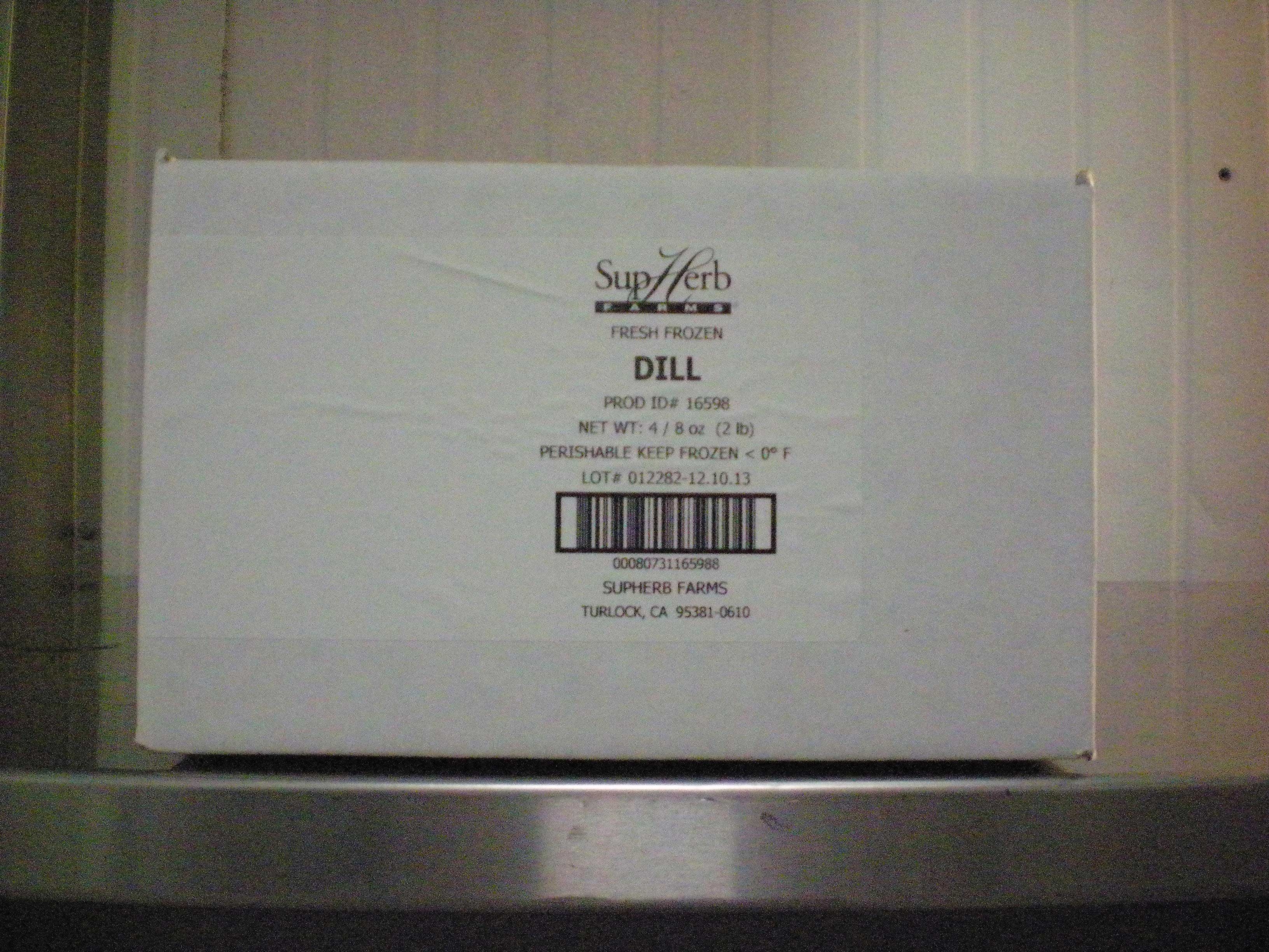 SupHerb Fresh Dill Weed, 8 Ounce -- 4 per case.