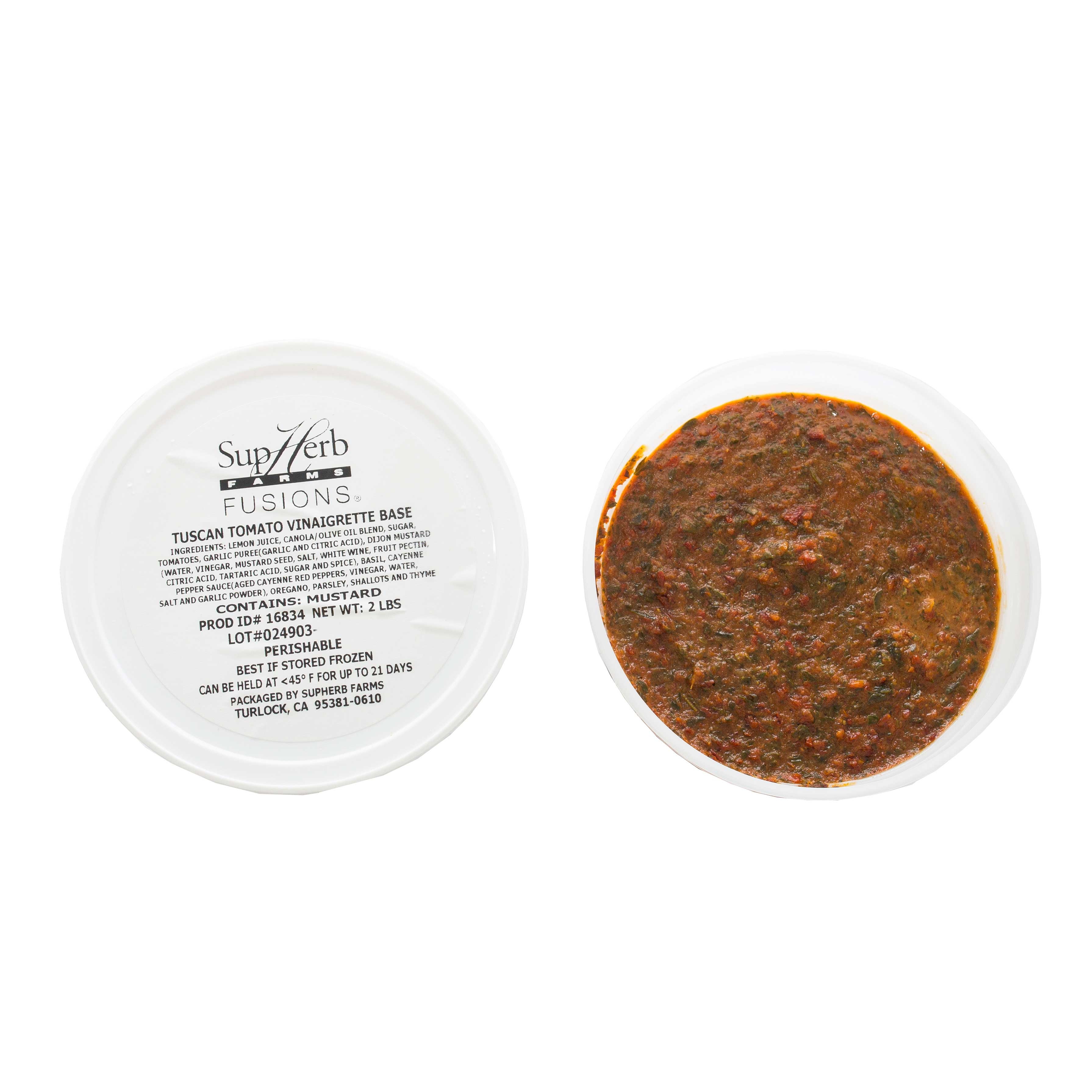 SupHerb Farms Tuscan Tomato Vinaigrette Paste, 2 Pound -- 2 per case.