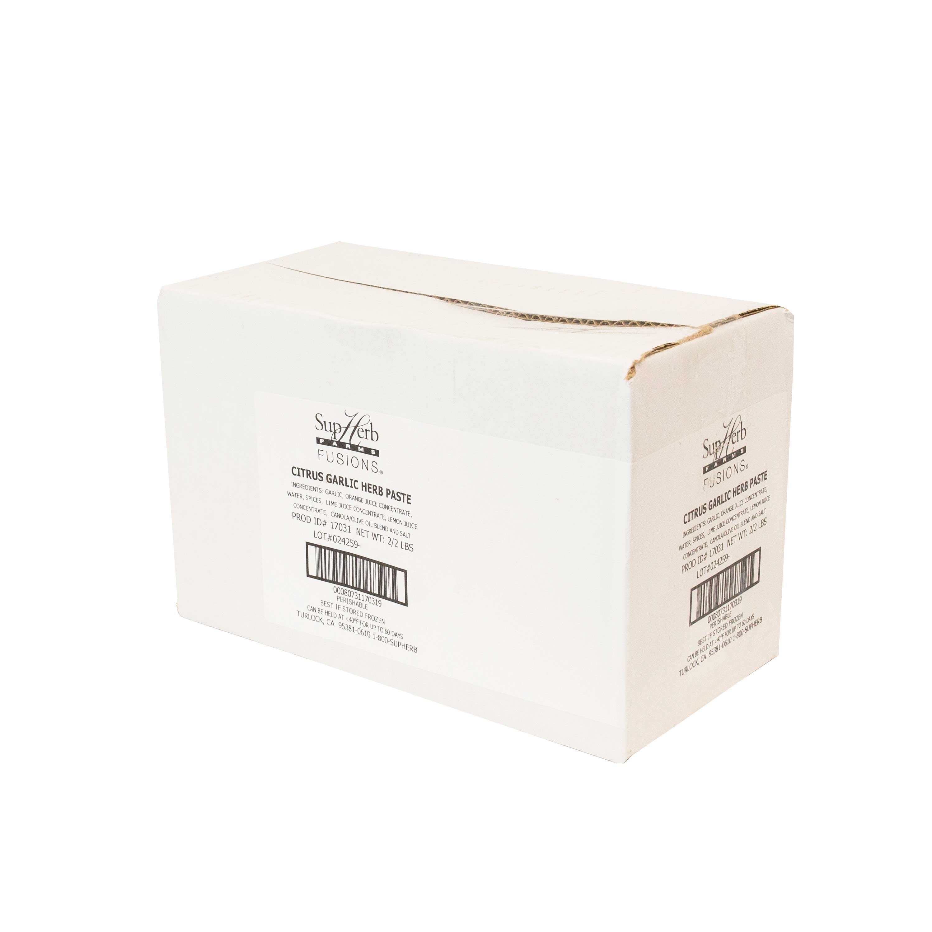 SupHerb Farms Citrus Garlic Herb Paste, 2 Pound -- 4 per case.