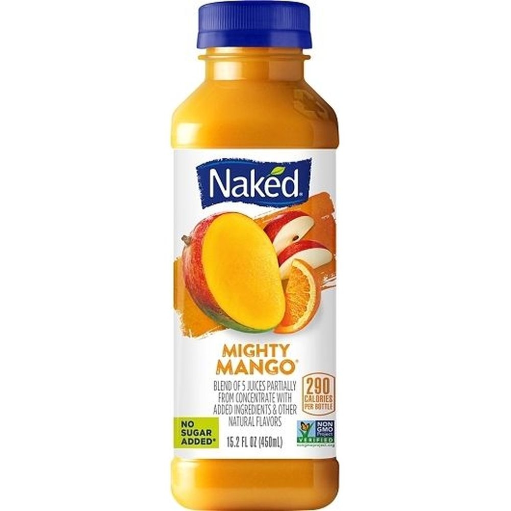 Naked Mighty Mango Smoothie, 15.2 Fluid Ounce - 8 per case