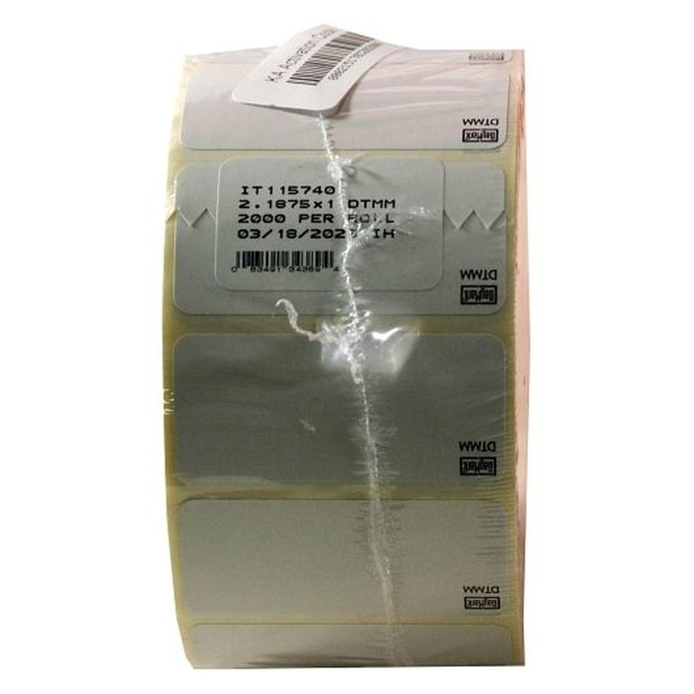 Daymark Movemark Rectangle Direct Thermal Removable Adhesive Blank Printer Label, 2000 count