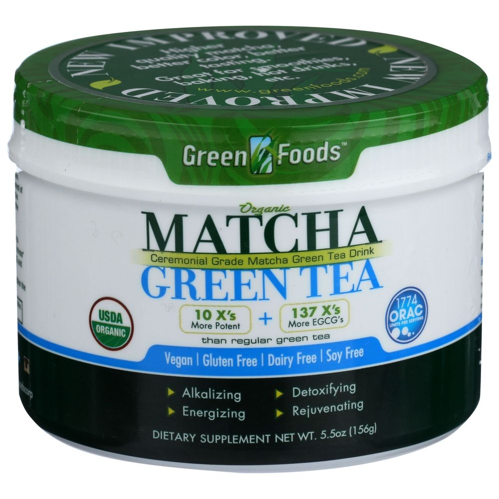 Green Foods Organic Matcha Green Tea, 5.5 Ounce