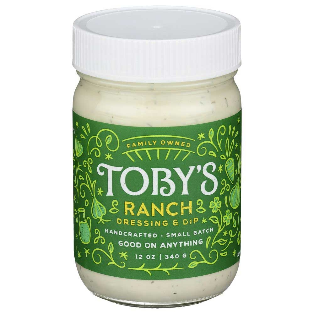 Tobys Ranch Dressing and Dip, 12 Fluid Ounce -- 6 per case