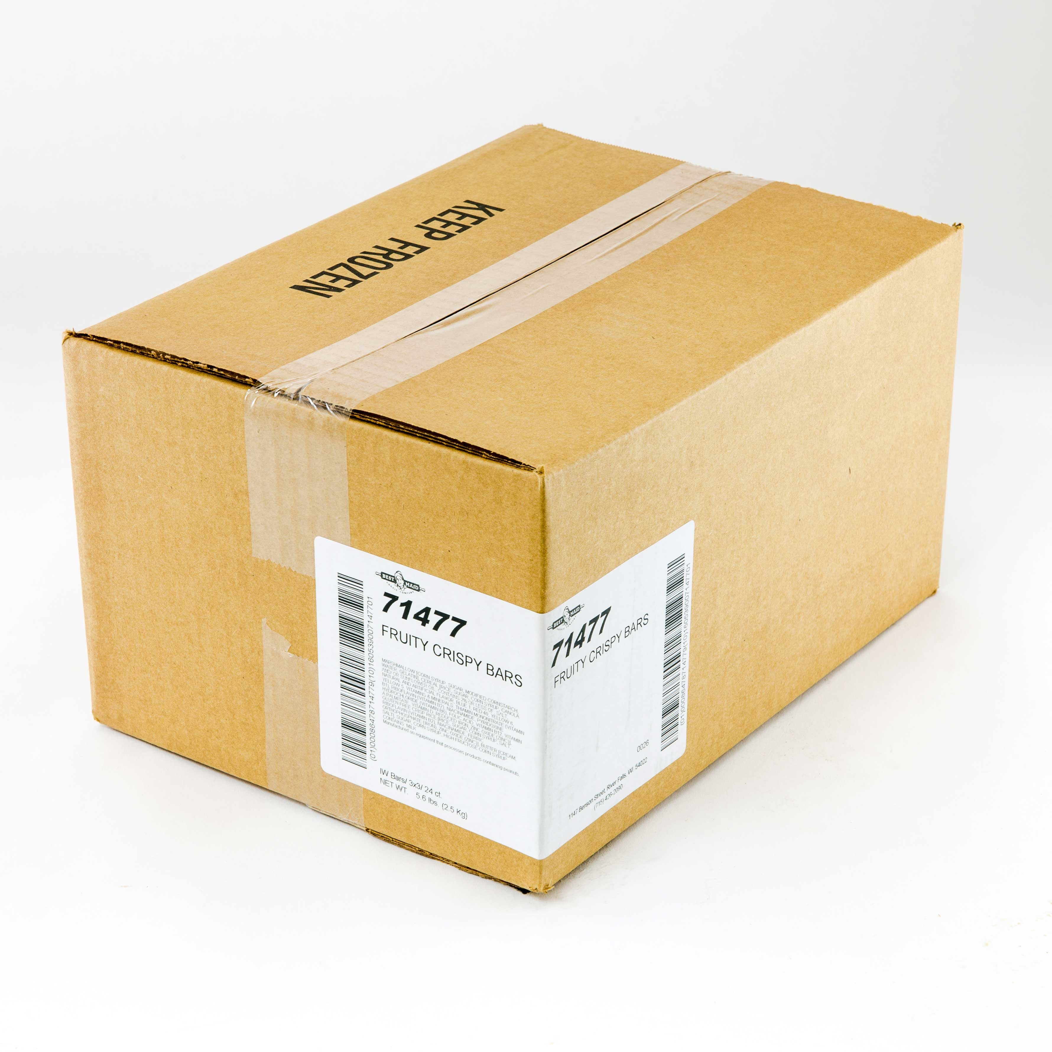 Best Maid Individually Wrapped Fruity Crispy Bar, 3.7 Ounce -- 24 per case.