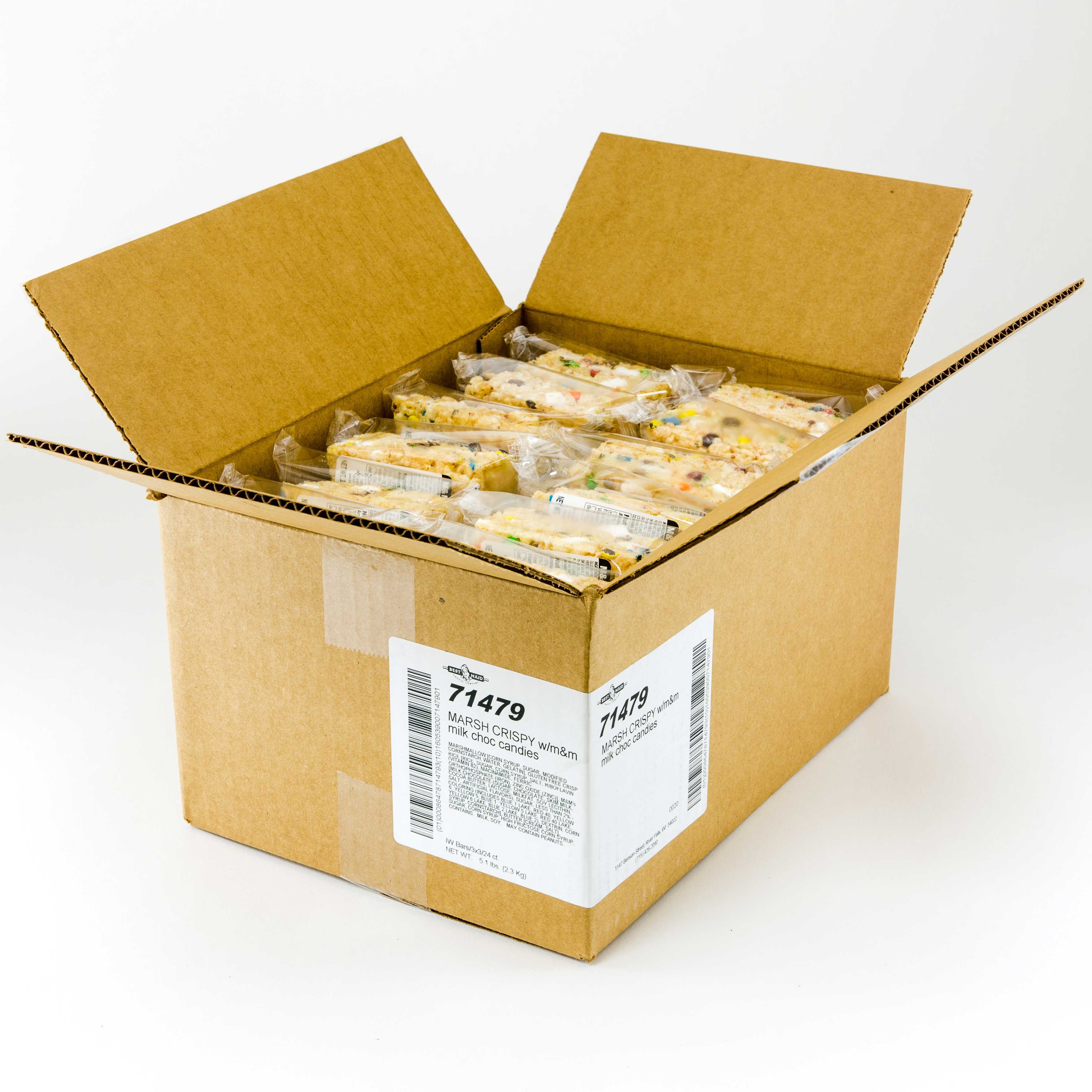 Best Maid Thick Marshmallow Crispy Bar, 3.4 Ounce -- 24 per case.