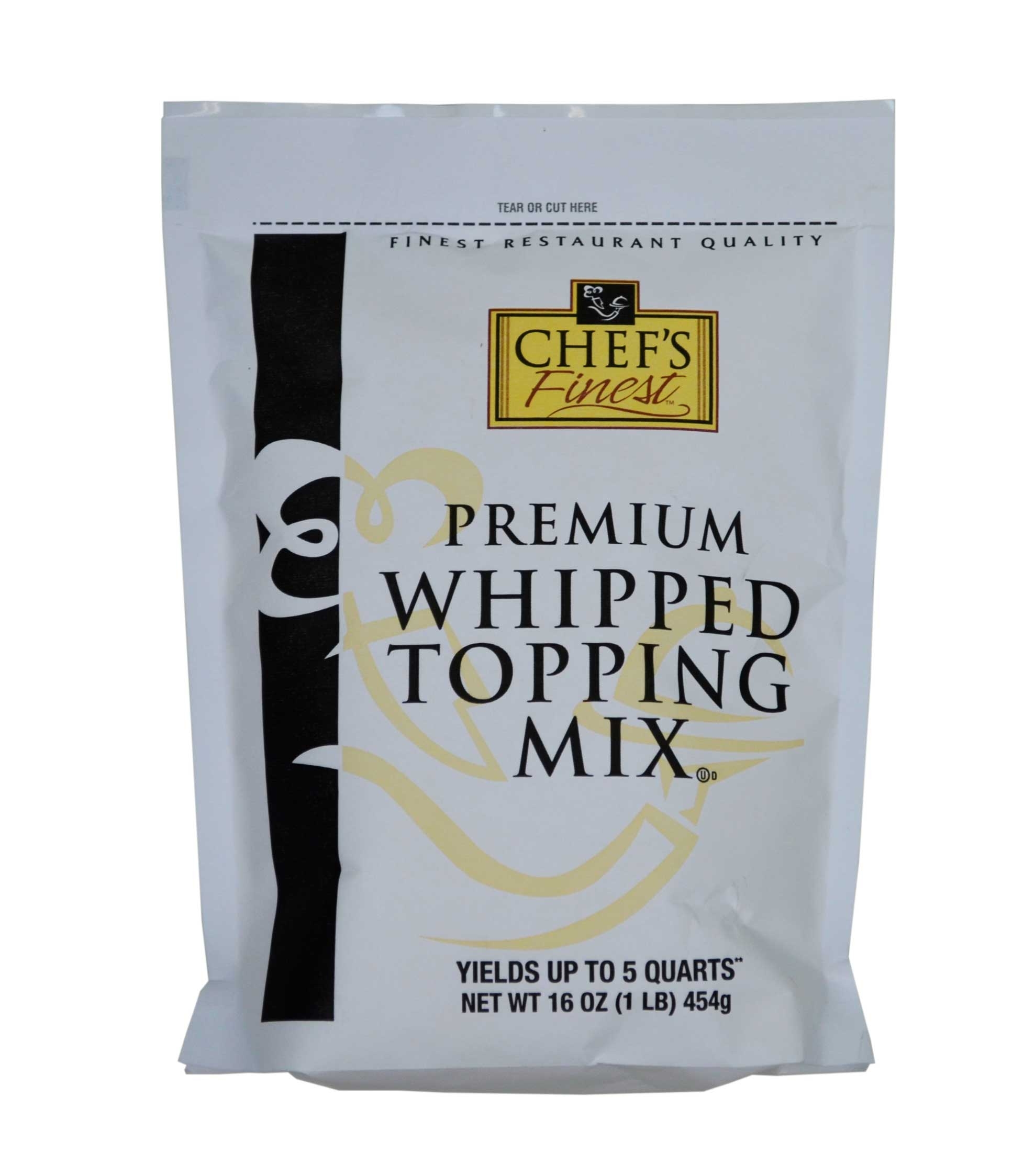 Chefs Finest Whipped Topping Mix, 16 Ounce -- 12 per case.