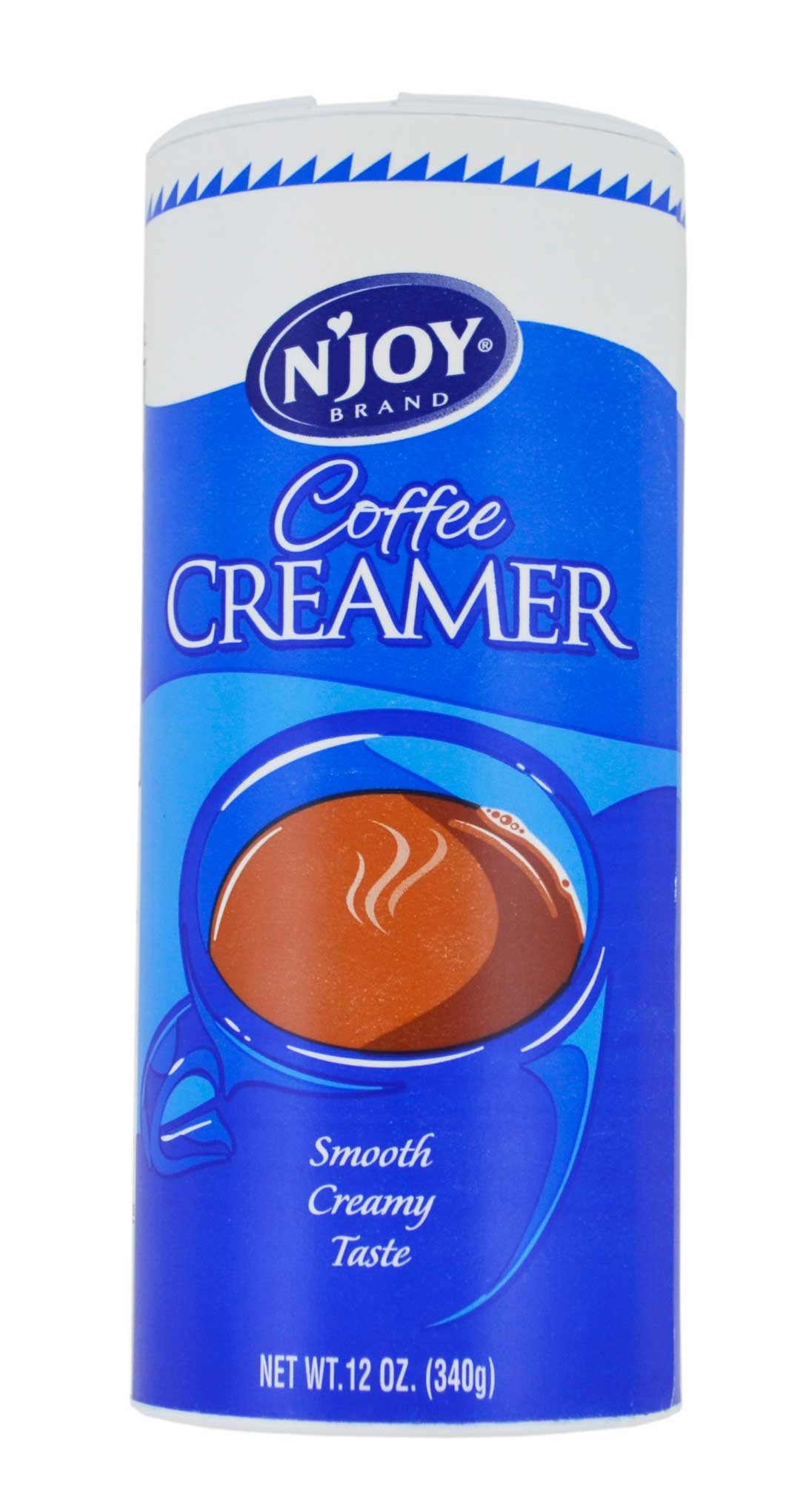 NJoy Non Dairy Powder Creamer - 12 oz. can, 24 cans per case