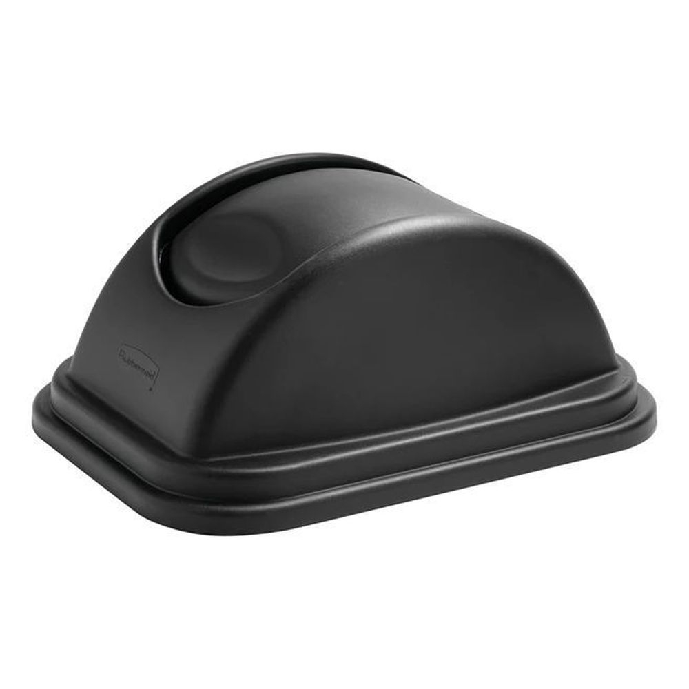 Rubbermaid Black Swing Lid for 41 Quart Capacity Untouchable Wastebasket