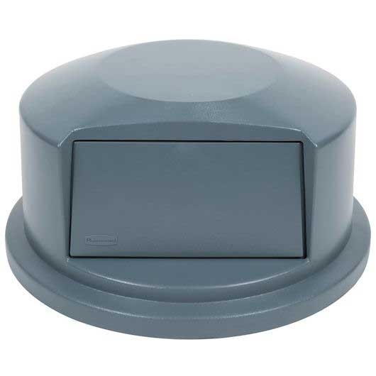 Rubbermaid Brute Gray Dome Top Lid for 44 Gallon Trash Can
