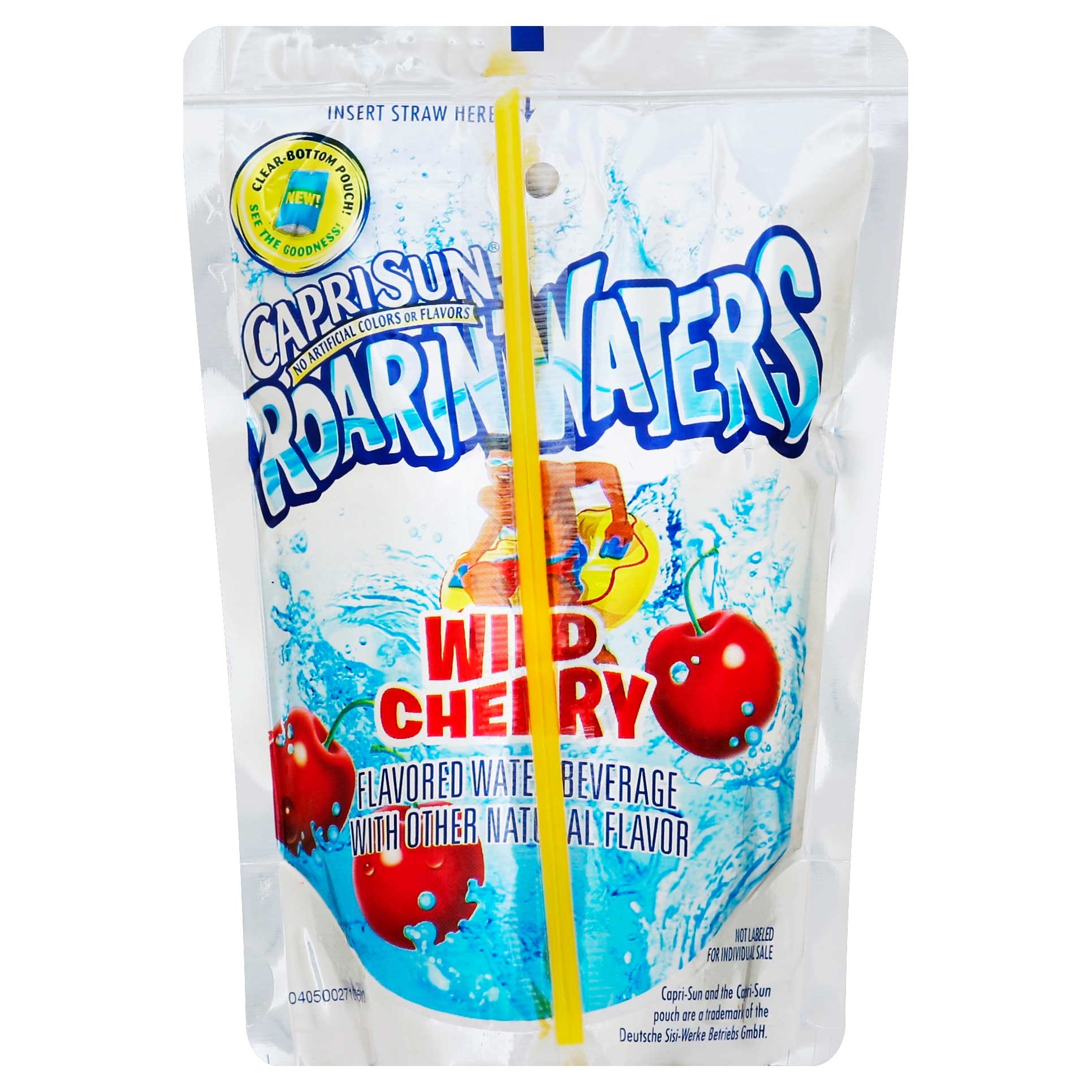 Caprisun Roarin Waters Soft Drink- Ready To Drink Variety Pack, 6 ounce -- 40 pouch per case.