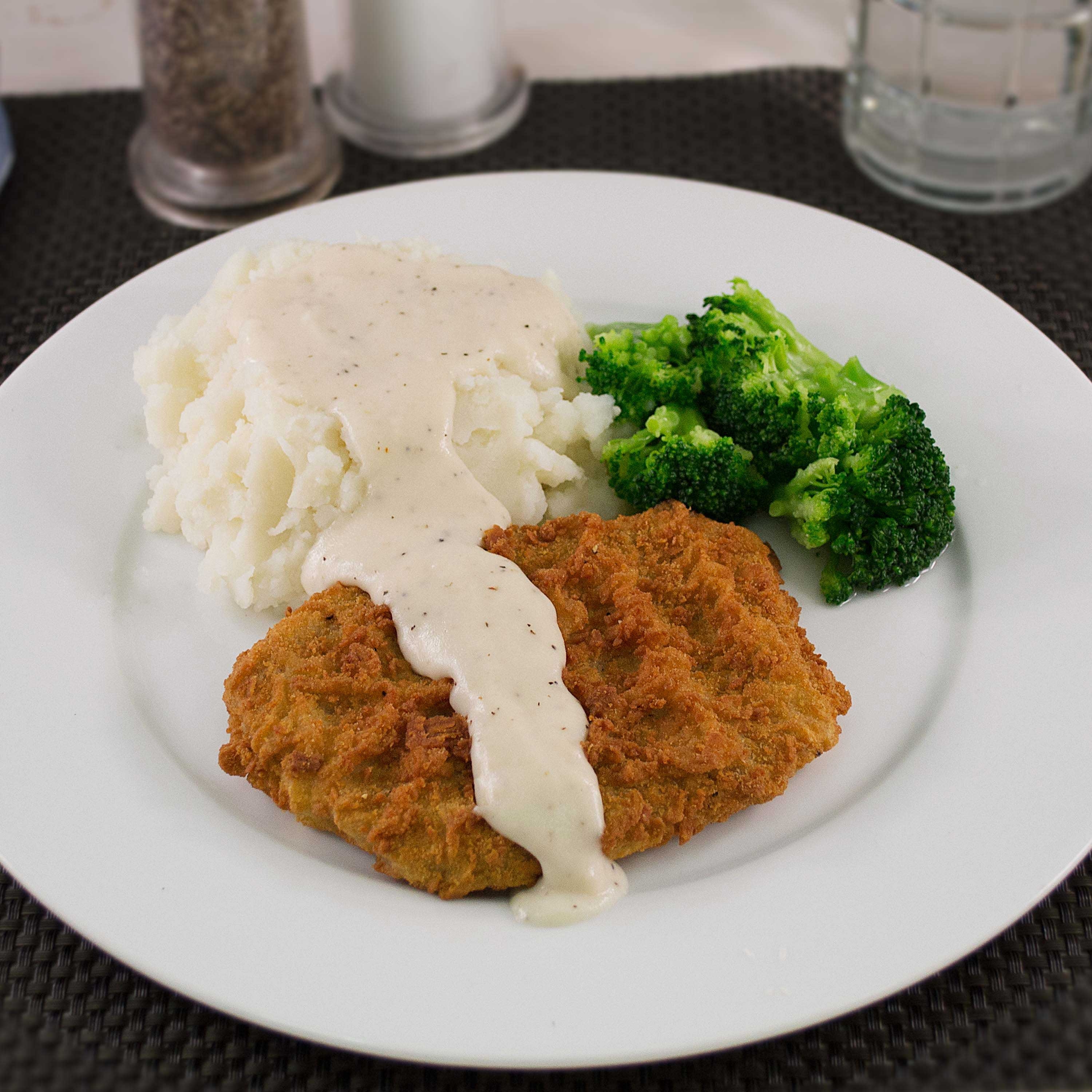 Kings Command Foods Southern Style Raw Chicken Fried Beef Steak, 4 Ounce -- 40 per case.