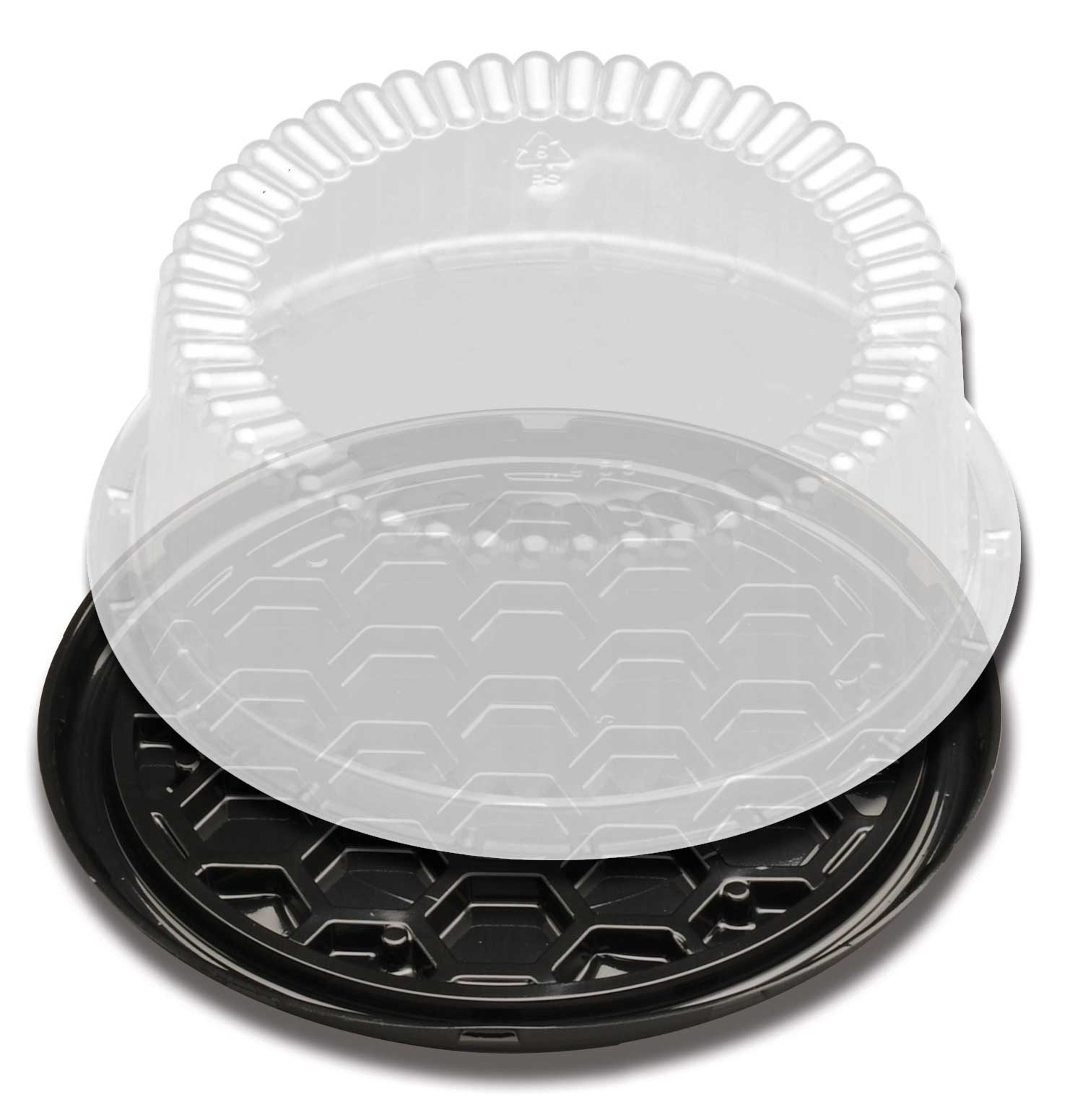 D and W Fine Pack 1 2 Layer Cake Display Container, 7 inch -- 180 per case.