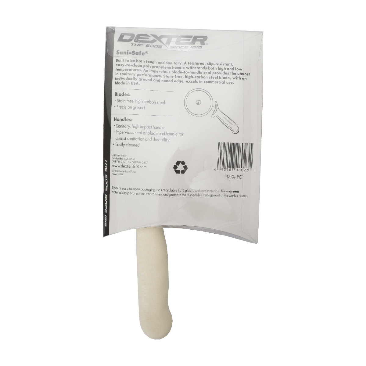 Dexter Sani-Safe Pizza Cutter, 4 inch