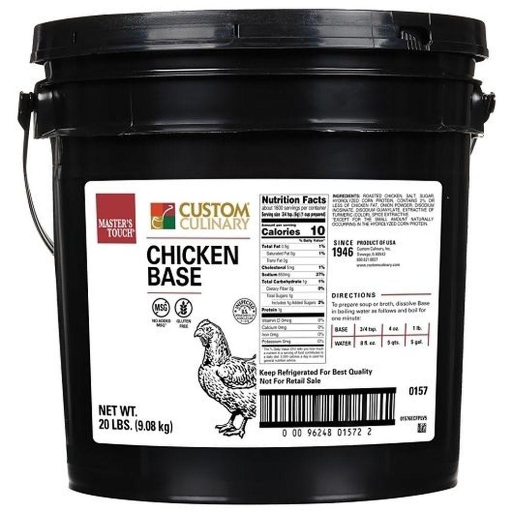 Master's Touch Chicken Base Paste, 20 Pound
