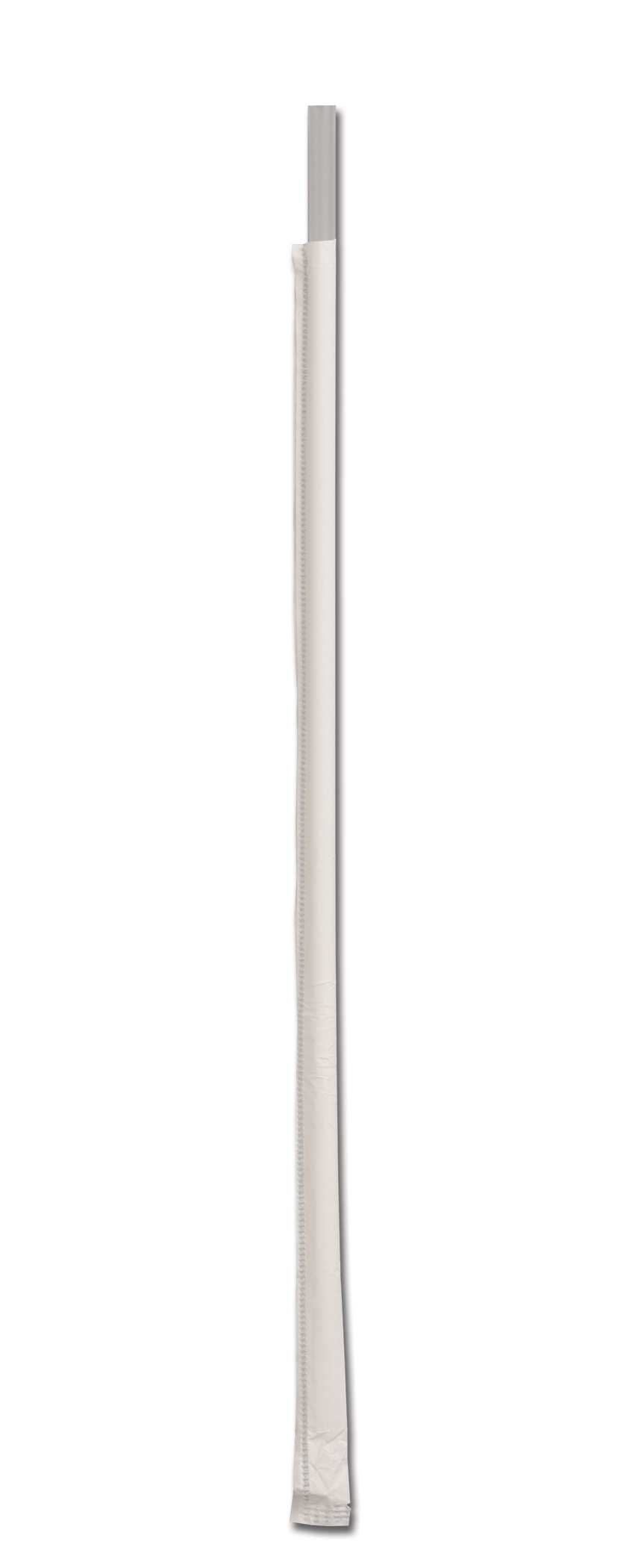 D and W Fine Pack Enviroware Translucent Wrapped Jumbo Straw, 7.75 inch -- 2000 per case.