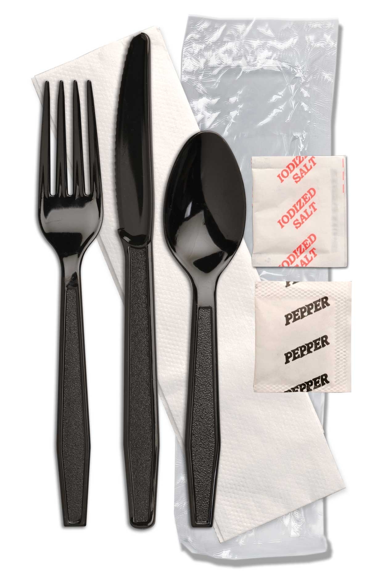 Monarch Ebony Fork Knife Tea Spoon Salt and Pepper, 13 x 17 inch -- 250 per case.