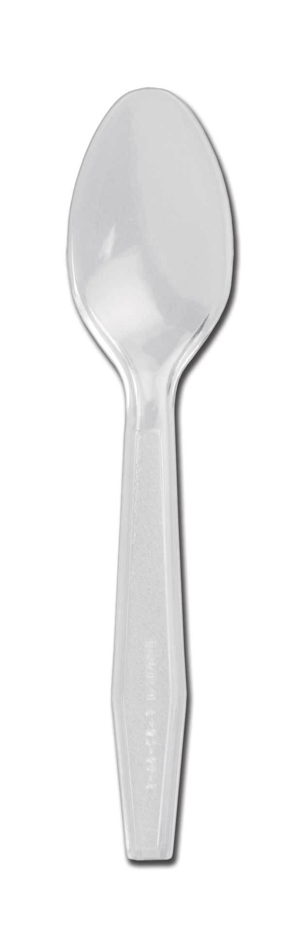 D and W Fine Pack Monarch Polystyrene Crystal Teaspoon -- 1000 per case.