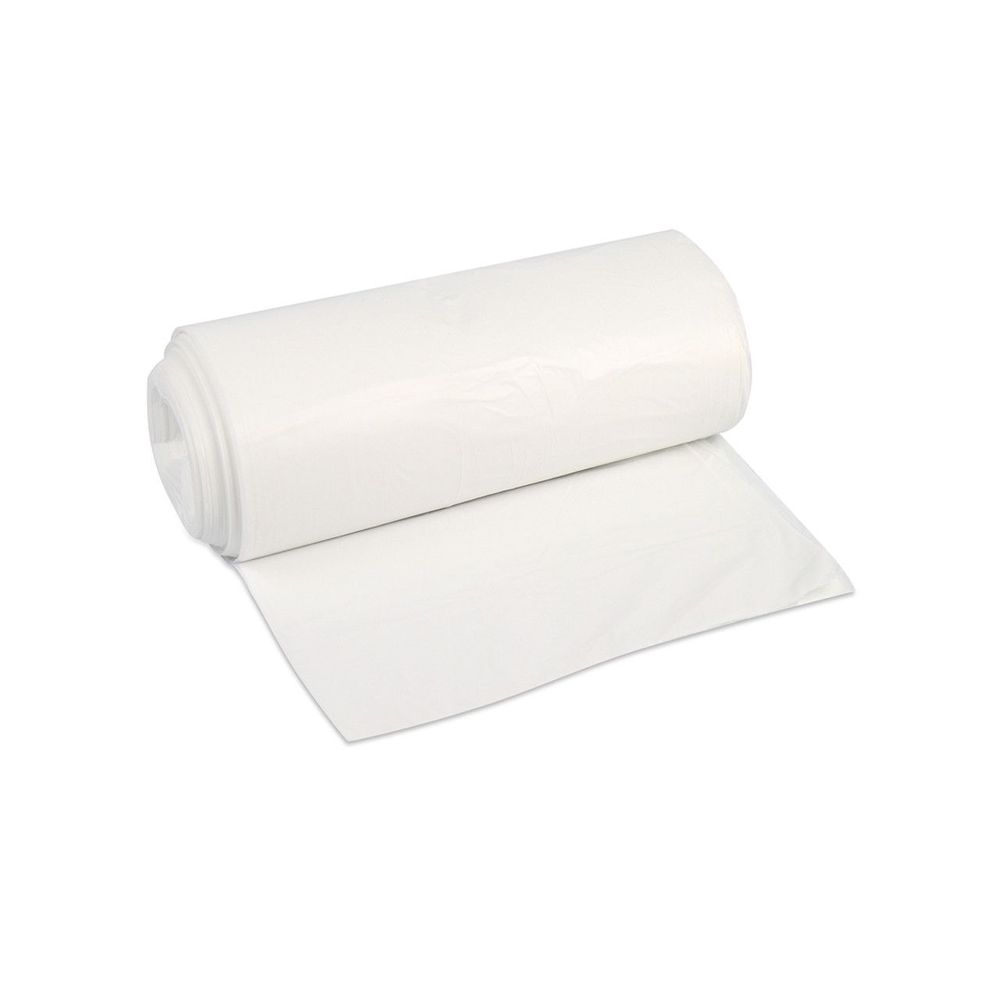 Heritage 38 x 60 HDPE Natural 17.00 Mic Coreless Roll Can Liner, 60 Gallon Capacity -- 200 per case.