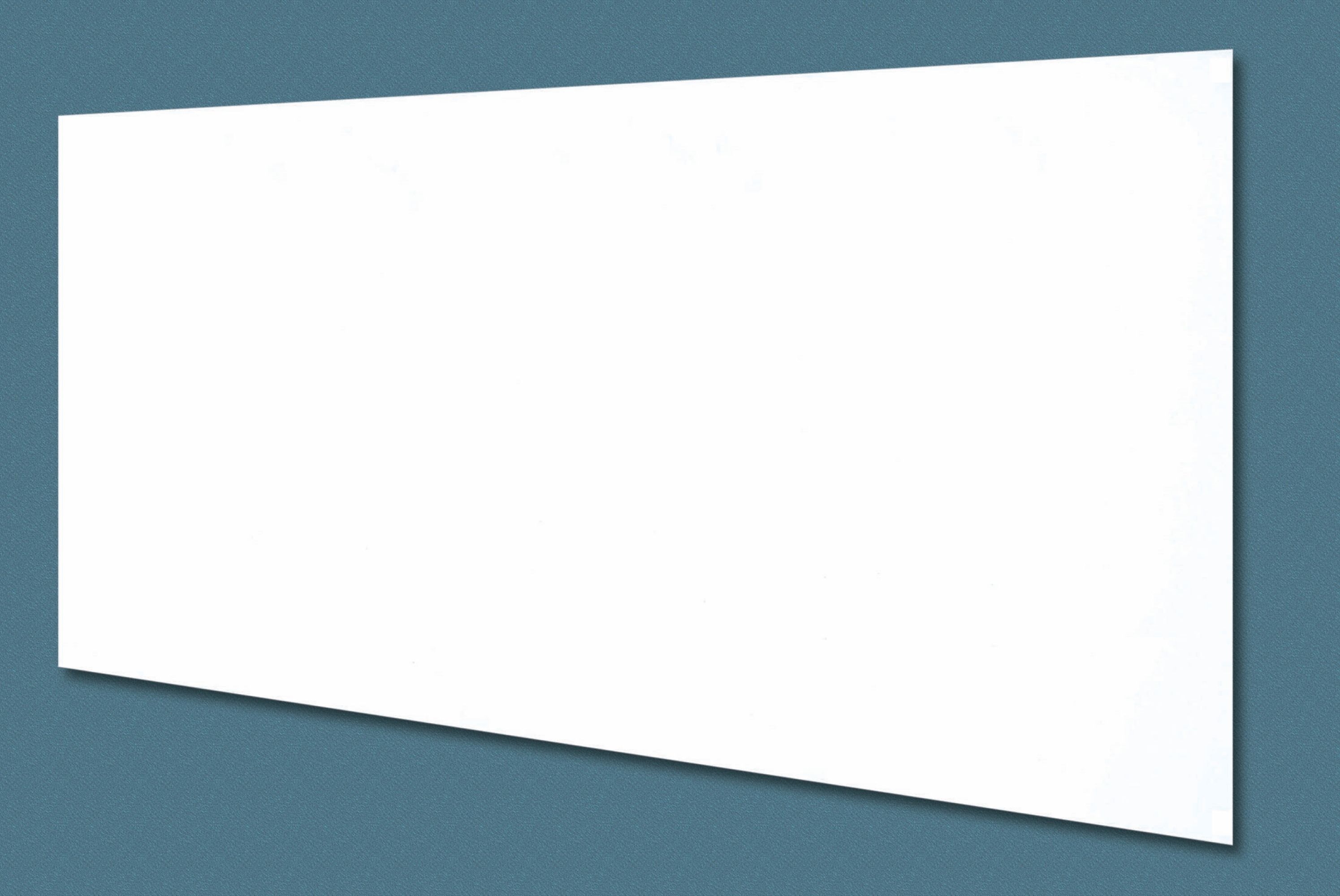 Aarco ClearVision Z-Bar Mounting 3 mm Magnetic Glass Markerboard, 48 inch Height x 72 inch Width