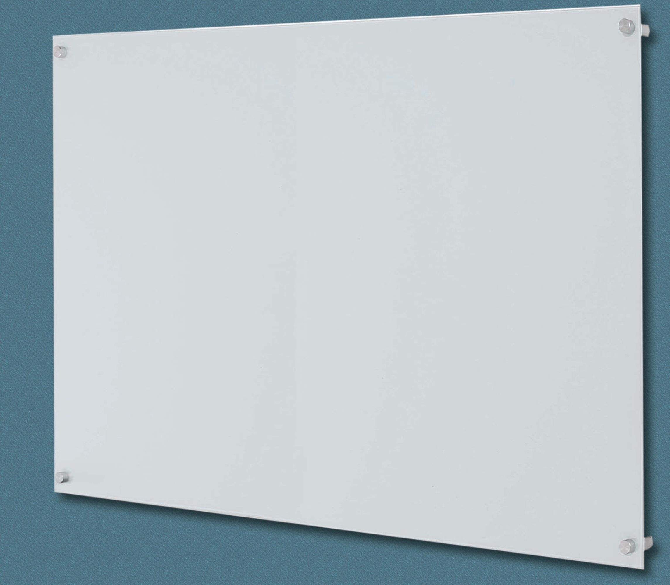 Aarco ClearVision 6 mm Magnetic Glass Markerboard, 36 inch Height x 48 inch Width