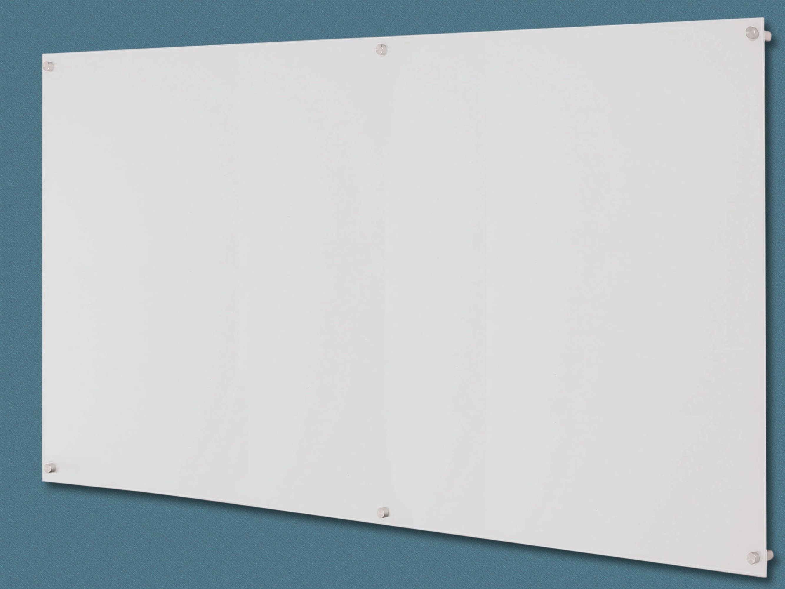 Aarco ClearVision 6 mm Magnetic Glass Markerboard, 48 inch Height x 72 inch Width