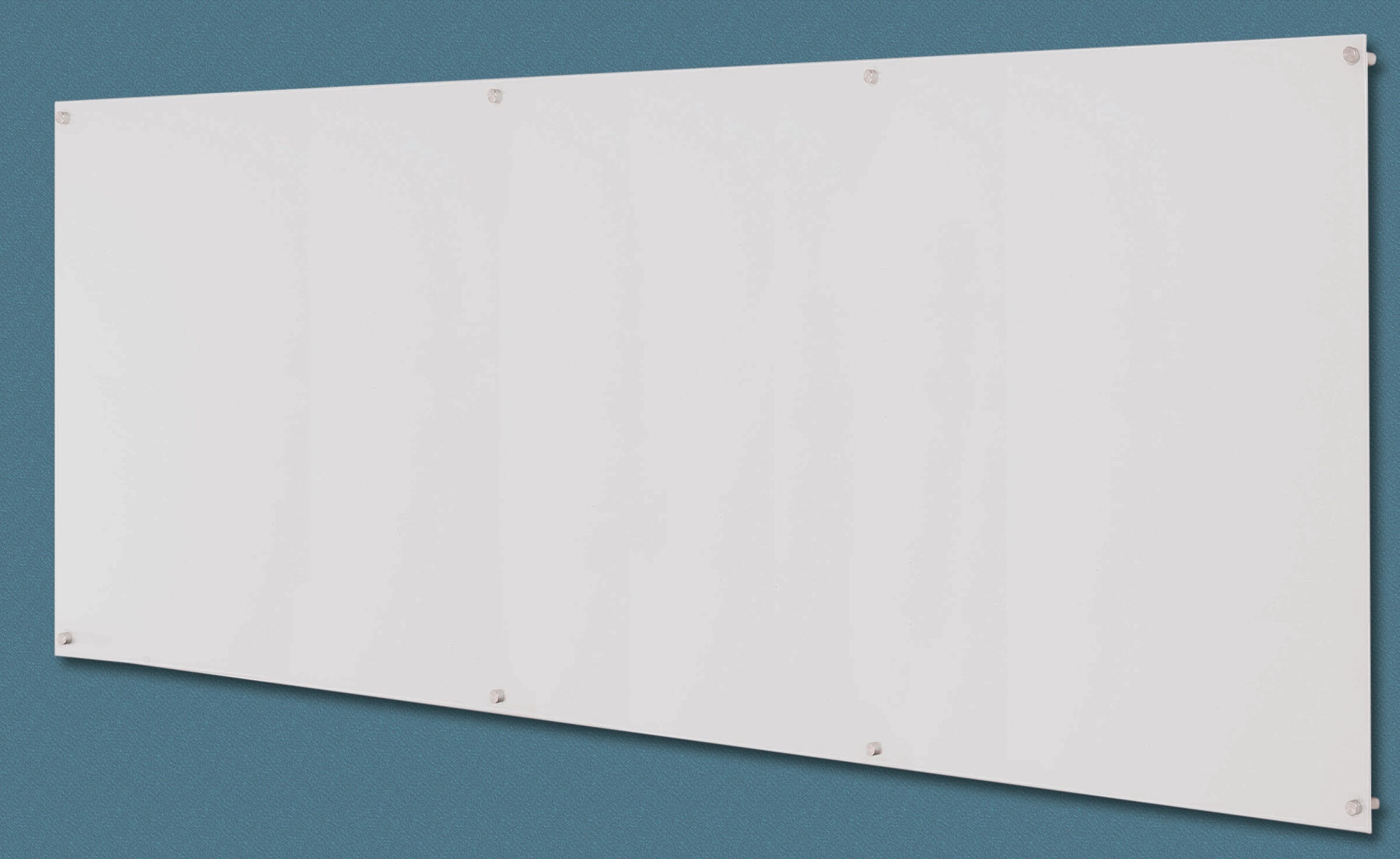 Aarco ClearVision 6 mm Magnetic Glass Markerboard, 48 inch Height x 96 inch Width