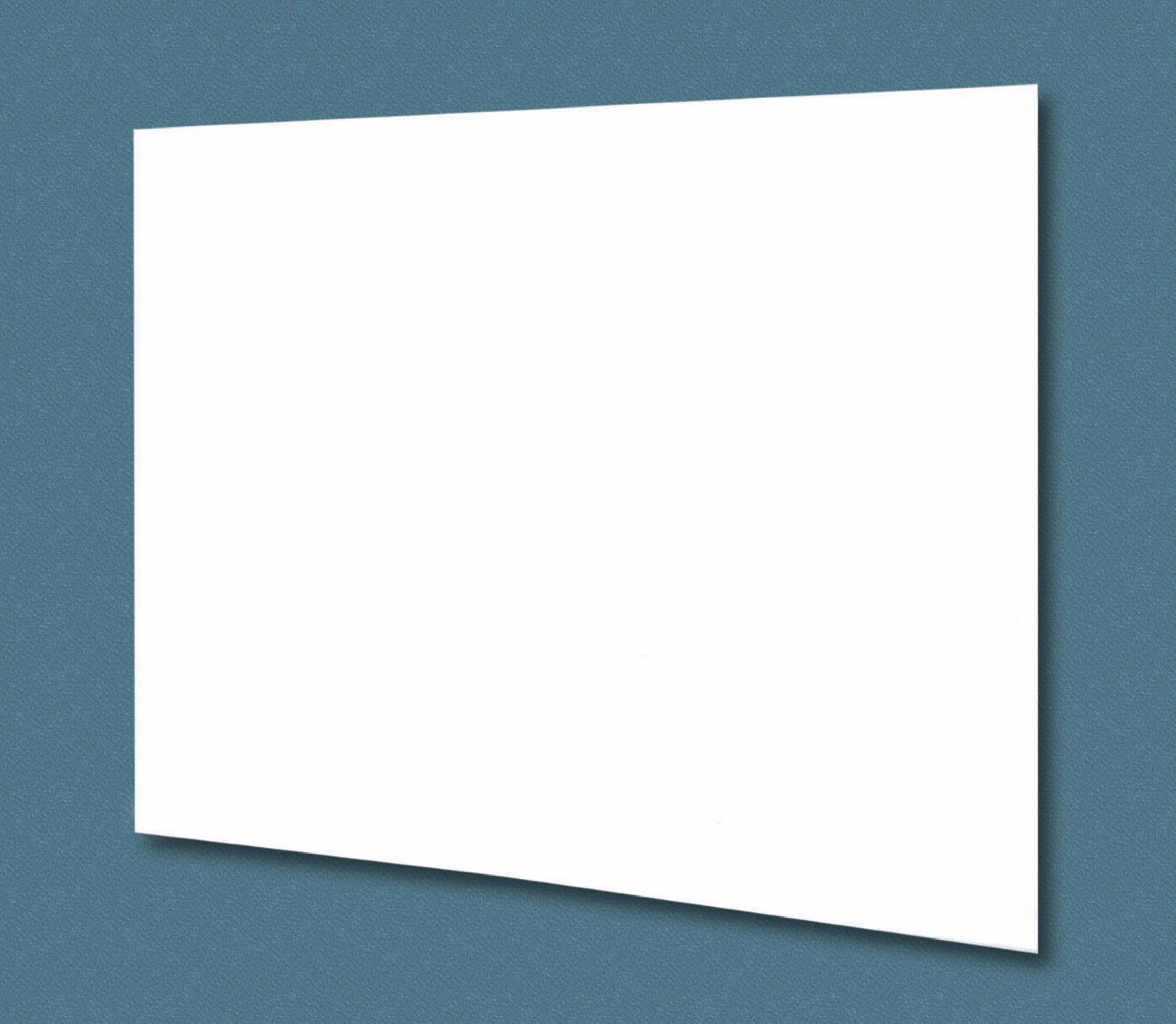 Aarco ClearVision Z-Bar Mounting 6 mm Magnetic Glass Markerboard, 48 inch Height x 48 inch Width