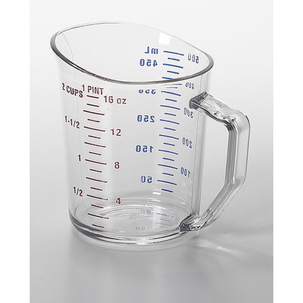 Cambro Camwear Polycarbonate Clear Measuring Cup, 1 Pint Capacity