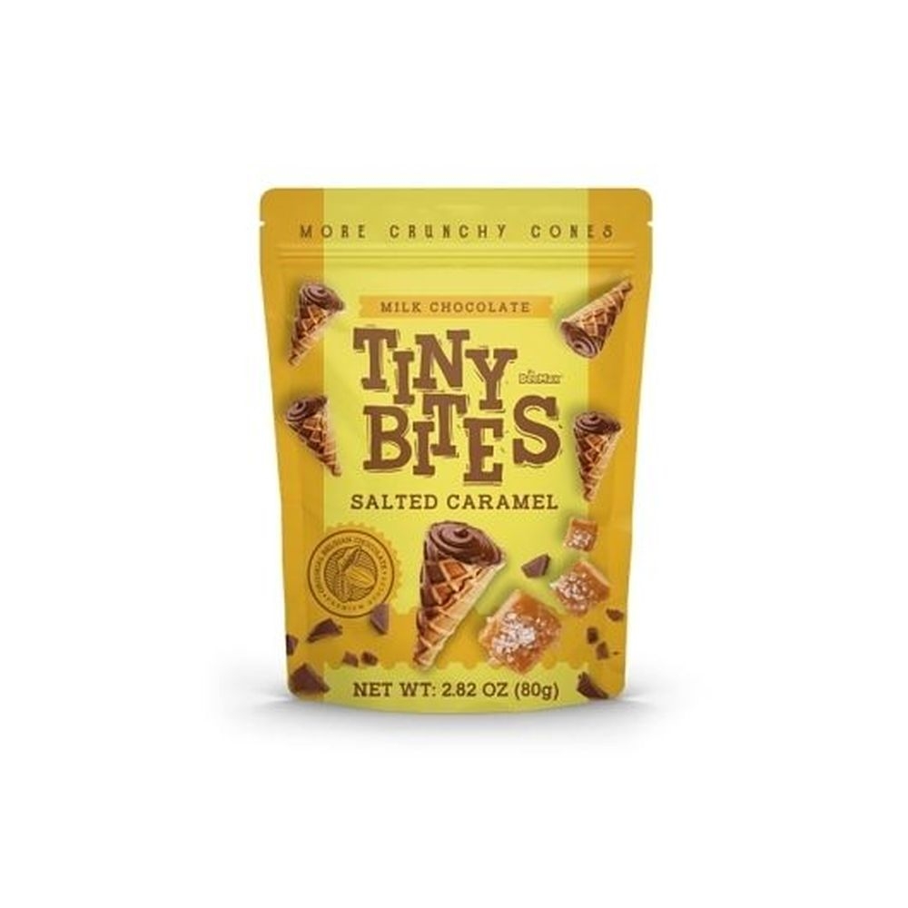Hilco Milk Chocolate Salted Caramel Tiny Waffle Bites, 2.82 Ounce -- 12 per case
